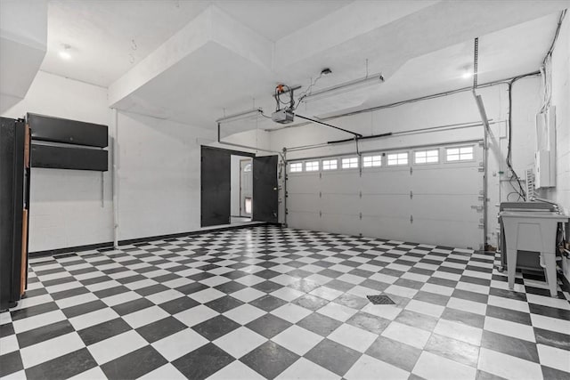 5076 Brownsville Rd, Whitehall, PA 15236 - garage with a garage door opener and electric panel