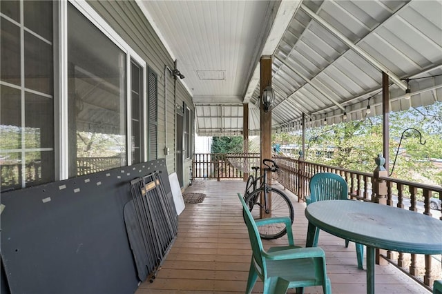 704 E 10th Ave, Munhall, PA 15120 - deck with a porch and outdoor dining space