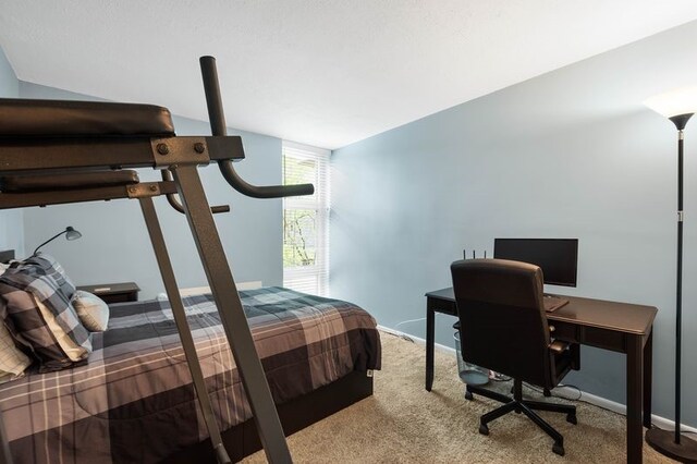 552 N Neville St Unit 26, Oakland, PA 15213 - carpeted bedroom with baseboards and a desk