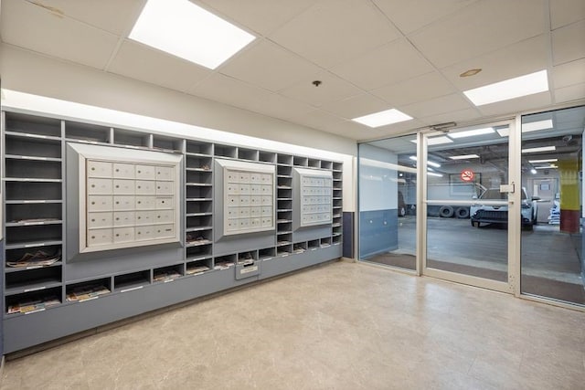 552 N Neville St Unit 26, Oakland, PA 15213 - view of property's community with mail area and a paneled ceiling