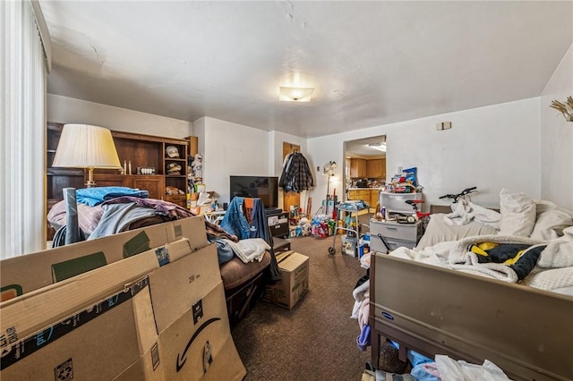 bedroom featuring carpet floors