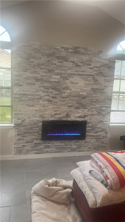 1608 Saint Andrews Dr, South Strabane, PA 15301 - detailed view of a glass covered fireplace
