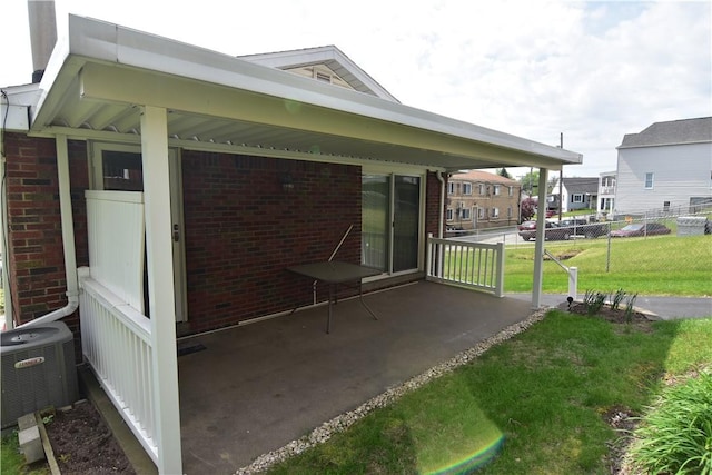 851REAR Florence Ave, Rear, East Mckeesport, PA 15035 - view of patio featuring fence and cooling unit