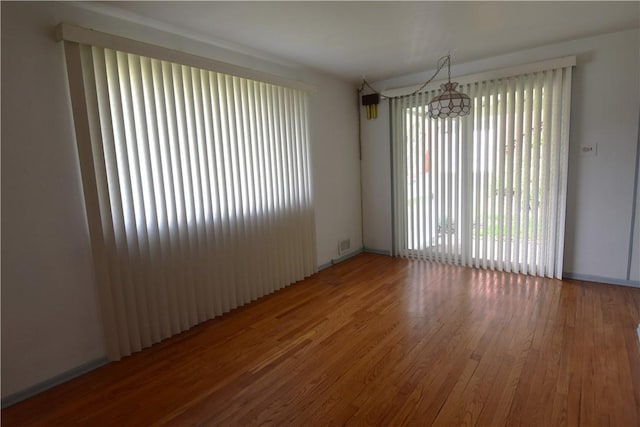 851REAR Florence Ave, Rear, East Mckeesport, PA 15035 - spare room with visible vents and wood finished floors
