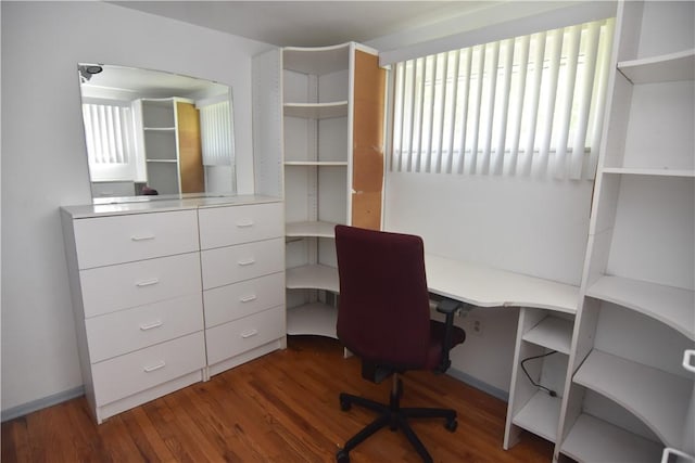 851REAR Florence Ave, Rear, East Mckeesport, PA 15035 - office area featuring baseboards and wood finished floors