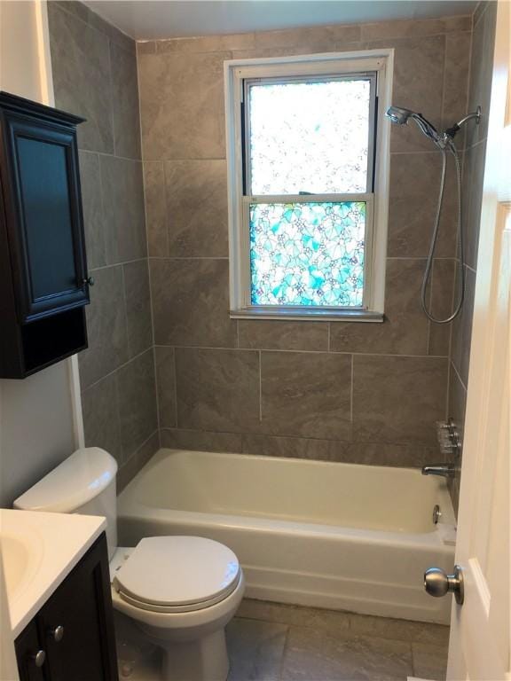 617 Center Ave, West View, PA 15229 - full bath with vanity, toilet, and  shower combination