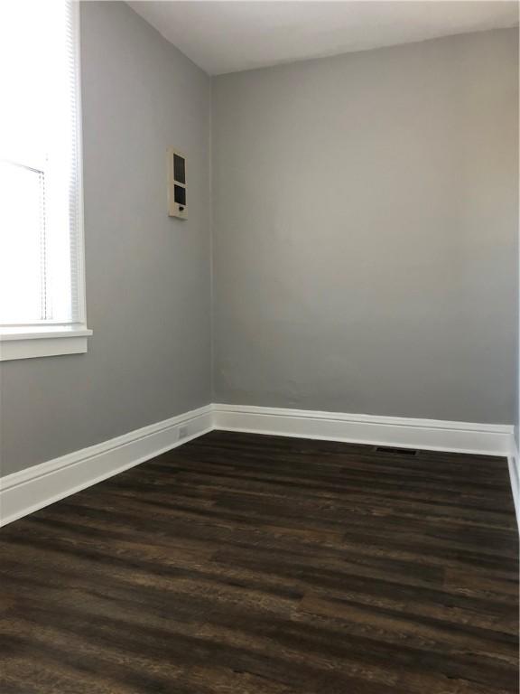 617 Center Ave, West View, PA 15229 - spare room with dark wood finished floors and baseboards