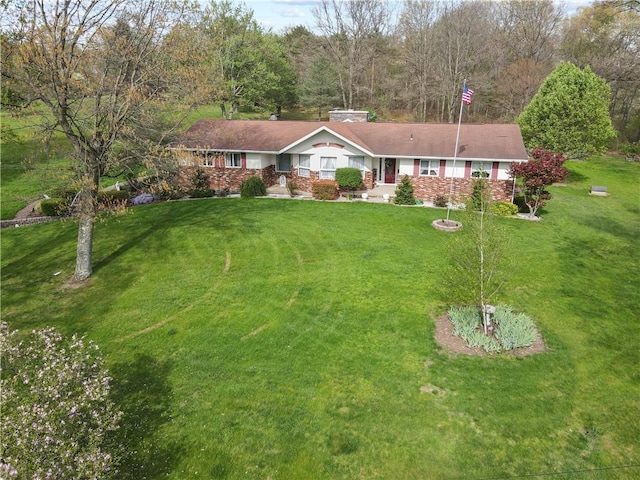 78 Cherryhill Rd, Indiana Boro Ind, PA 15701 - ranch-style house featuring a front lawn