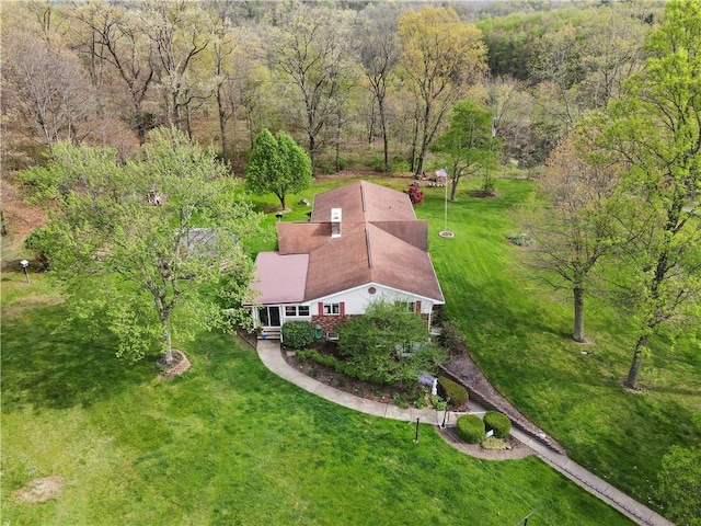 78 Cherryhill Rd, Indiana Boro Ind, PA 15701 - birds eye view of property featuring a view of trees