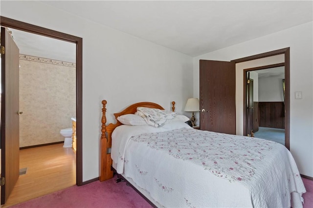 78 Cherryhill Rd, Indiana Boro Ind, PA 15701 - carpeted bedroom with ensuite bathroom and baseboards