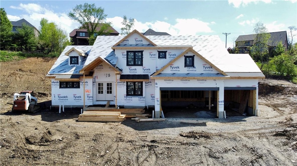1065 Skyline Dr, Cecil, PA 15317 - property under construction featuring french doors