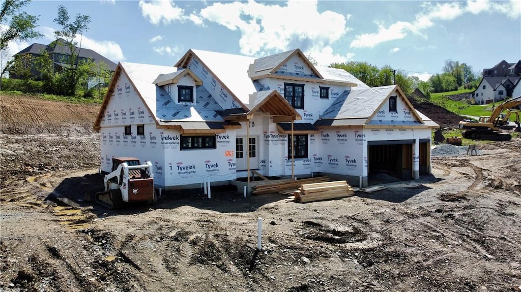 1065 Skyline Dr, Cecil, PA 15317 - view of front of home with a residential view and french doors