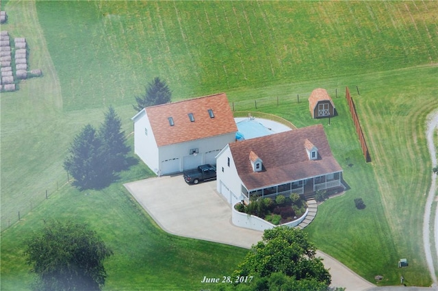 drone / aerial view