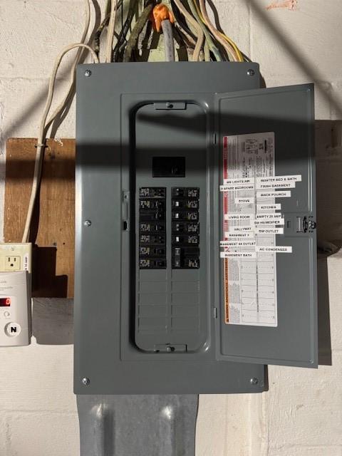 895 Donna Dr, Hermitage, PA 16148 - utility room featuring electric panel