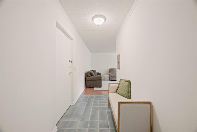 72 Linden Pl Unit 22, Sewickley, PA 15143 - hall with baseboards and crown molding