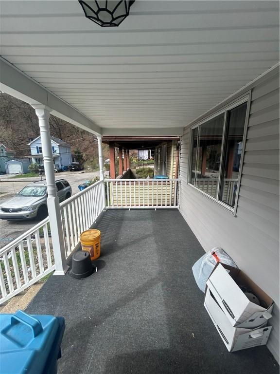 116 Ivy St, Wilkins Twp, PA 15145 - view of patio / terrace with a porch