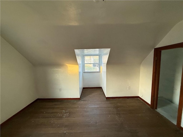 39 Eagle St, Fallowfield, PA 15022 - bonus room with vaulted ceiling, hardwood / wood-style flooring, and baseboards