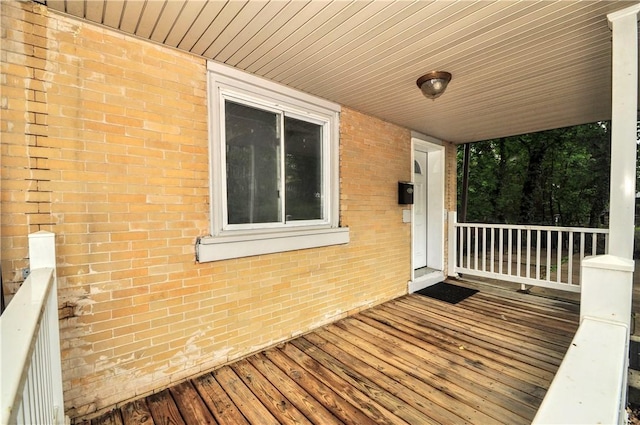 view of deck