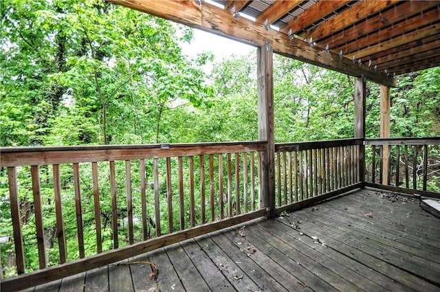 view of deck