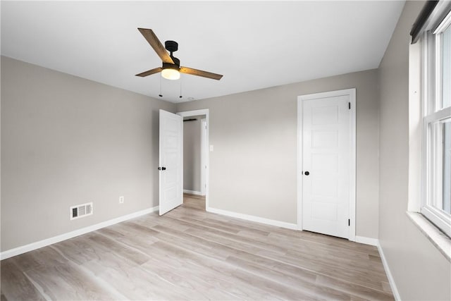 3606 Churchview Ave, Baldwin Boro, PA 15236 - unfurnished bedroom featuring light wood-style floors, visible vents, and baseboards