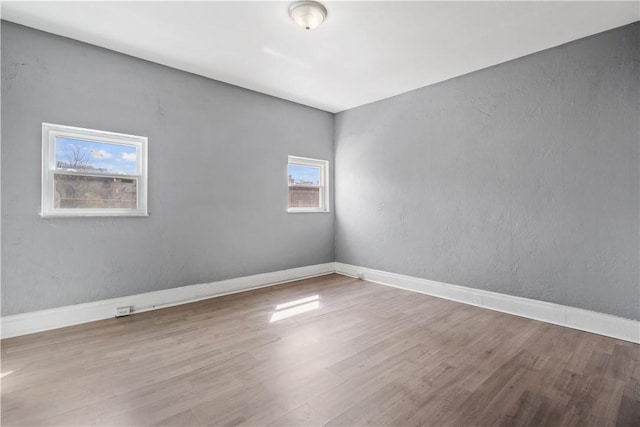 5126 Blair St, Hazelwood, PA 15207 - spare room featuring baseboards and wood finished floors