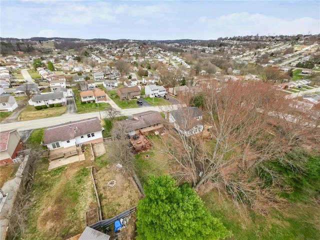 birds eye view of property featuring a residential view