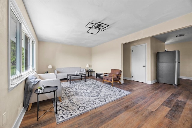 54 Devils Den Rd, Hanover Twp Wsh, PA 15021 - living area with wood finished floors and baseboards