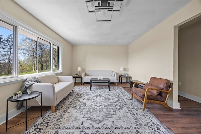 54 Devils Den Rd, Hanover Twp Wsh, PA 15021 - living area featuring baseboards and wood finished floors