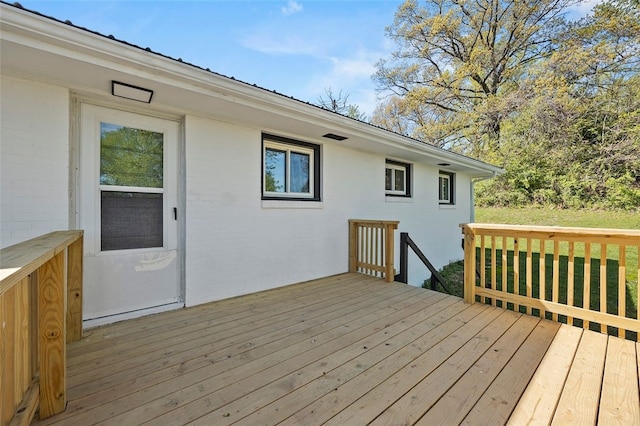 54 Devils Den Rd, Hanover Twp Wsh, PA 15021 - view of wooden terrace