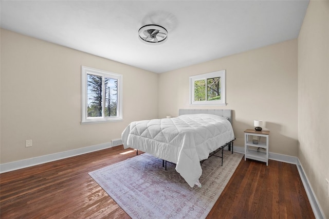 54 Devils Den Rd, Hanover Twp Wsh, PA 15021 - bedroom with visible vents, wood finished floors, and baseboards