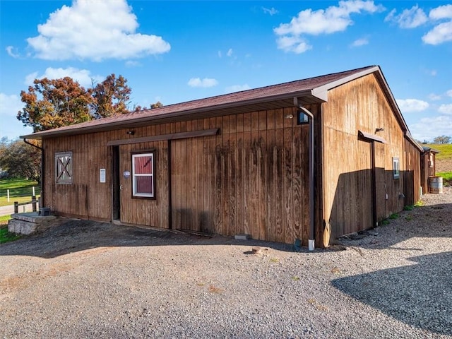 view of outbuilding