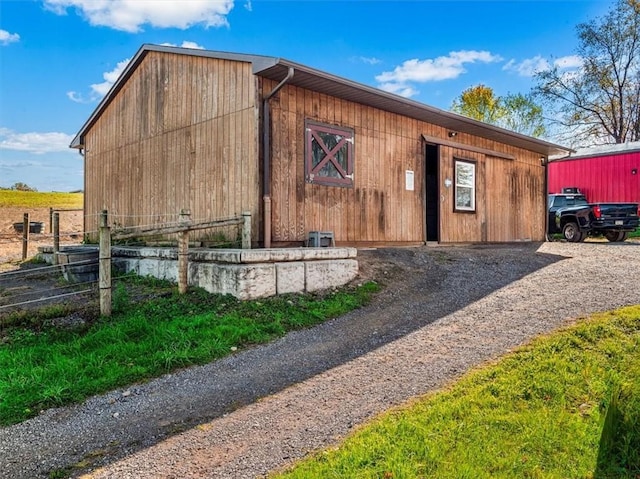 view of outbuilding
