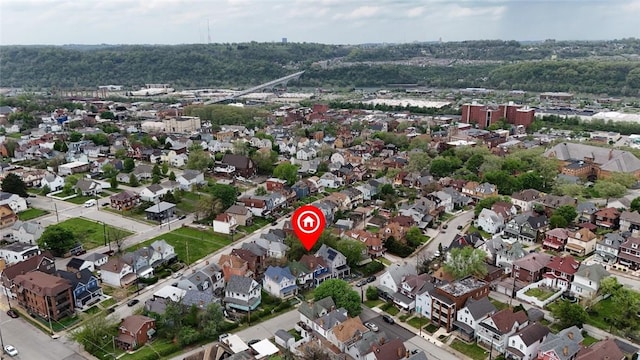 1318 Louise St, Munhall, PA 15120 - aerial view of property's location with nearby suburban area