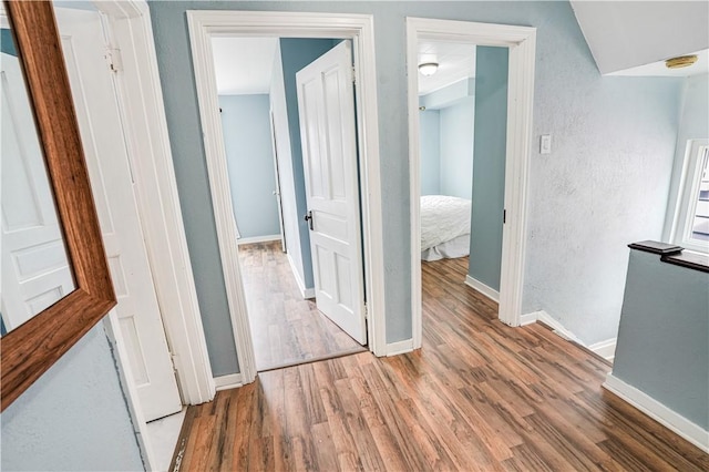 1318 Louise St, Munhall, PA 15120 - hall with wood finished floors and baseboards