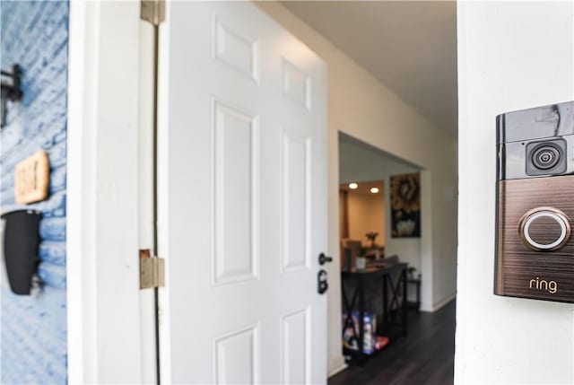 1318 Louise St, Munhall, PA 15120 - hallway featuring dark wood-style floors