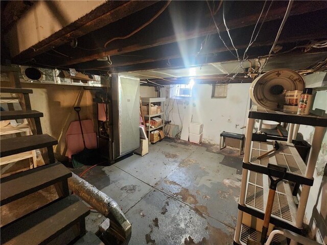 172 49th St, Lawrenceville, PA 15201 - view of unfinished below grade area