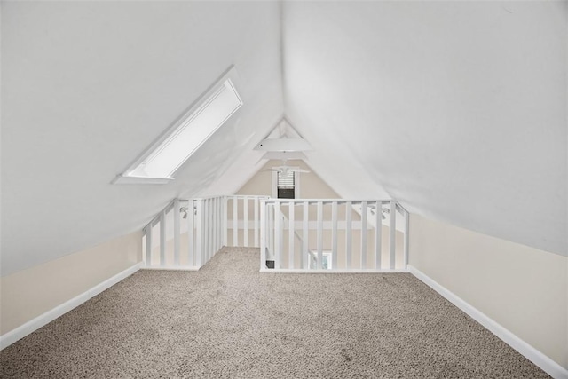 5611 Wickliff St, Lawrenceville, PA 15201 - bonus room featuring vaulted ceiling, baseboards, and carpet floors