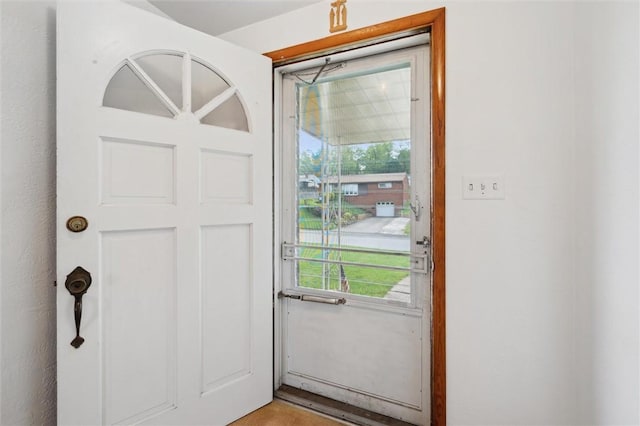 view of entryway