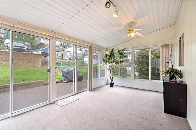 73 Hempstead Ave, West View, PA 15229 - unfurnished sunroom featuring plenty of natural light and ceiling fan