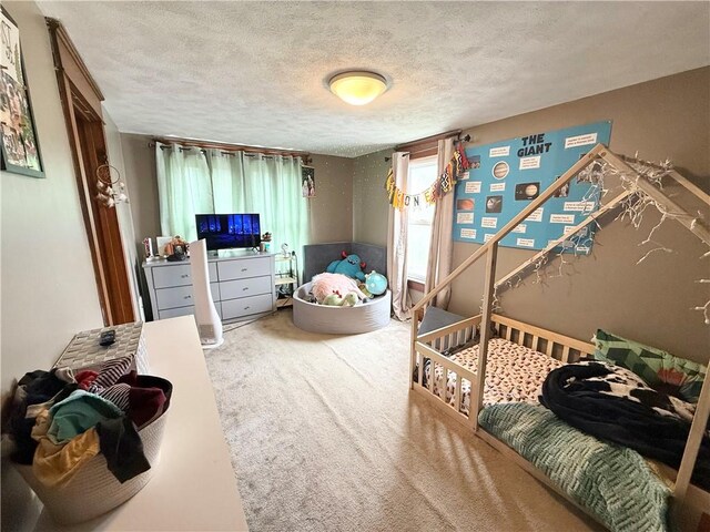 1415 E Washington St, New Castle/4Th, PA 16101 - carpeted bedroom featuring a textured ceiling