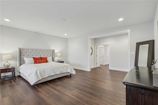 2023 Caymus Ct, Marshall, PA 15005 - bedroom with wood finished floors and recessed lighting