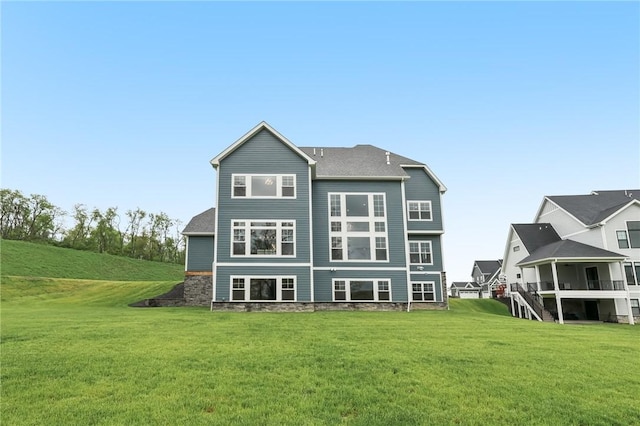 2023 Caymus Ct, Marshall, PA 15005 - rear view of property featuring a yard