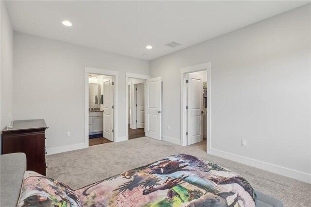 2023 Caymus Ct, Marshall, PA 15005 - bedroom with carpet floors, recessed lighting, and ensuite bathroom