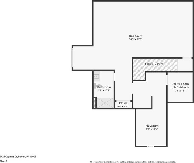 2023 Caymus Ct, Marshall, PA 15005 - view of floor plan / room layout