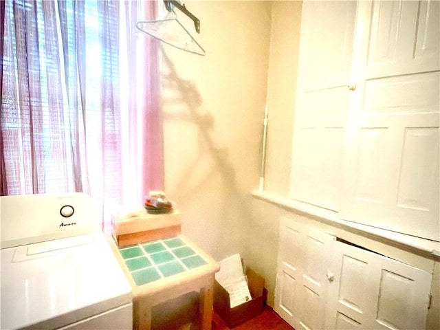interior space featuring washer / dryer