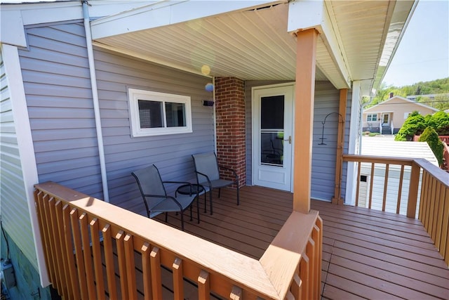 761 Dawson St, California, PA 15419 - view of wooden terrace
