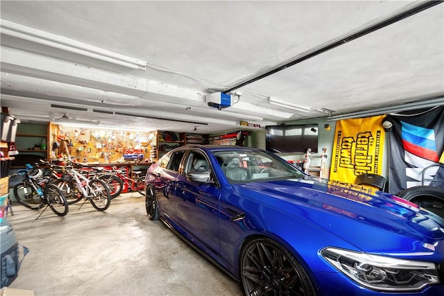 1306 Cochran Rd, Mt Lebanon, PA 15243 - garage with a garage door opener