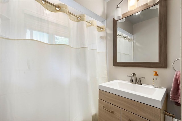 1306 Cochran Rd, Mt Lebanon, PA 15243 - bathroom with vanity and a shower with curtain