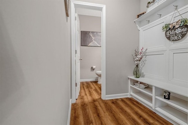 2623 Arno Dr, Oakdale, PA 15071 - mudroom featuring wood finished floors and baseboards