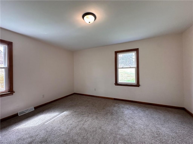 1960 E End Rd, Shippenville, PA 16254 - carpeted empty room with visible vents and baseboards